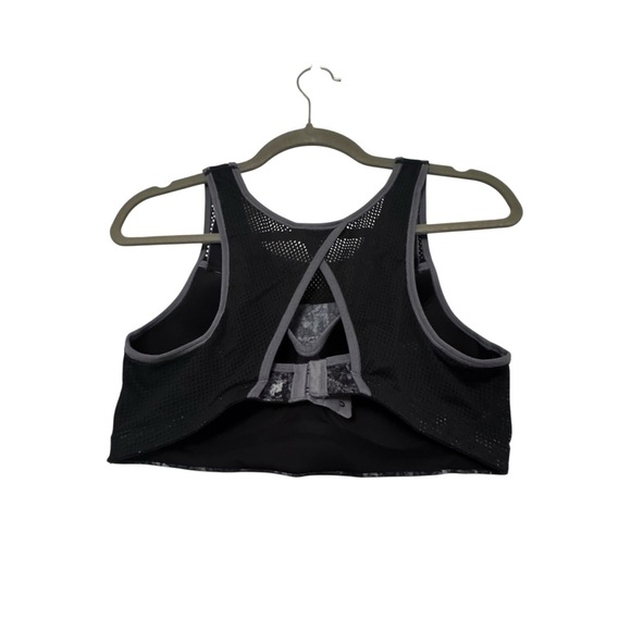 Women’s Black & Gray Racerback Sports Bra Size Large - Picture 3 of 3